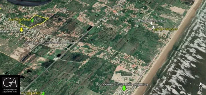 Área medindo 99.534,60 m² no Pov. São José.