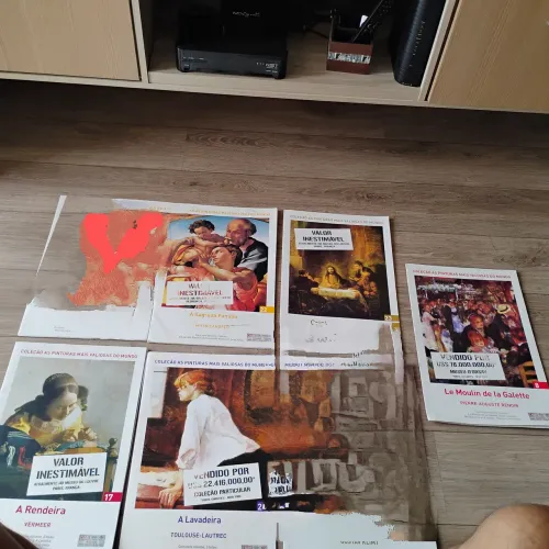 Coleção de pinturas famosas caras