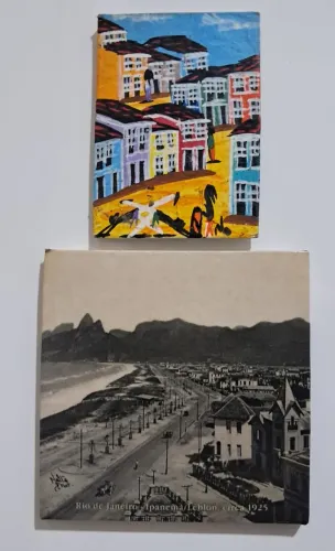 Kit 2 imãs: Salvador e Rio de Janeiro Antigo