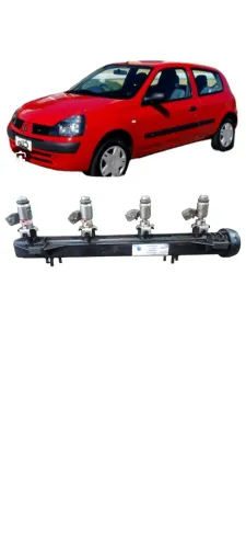 Flauta  Combustível Injeção 1.0 16v Renault Clio 2003 2004
