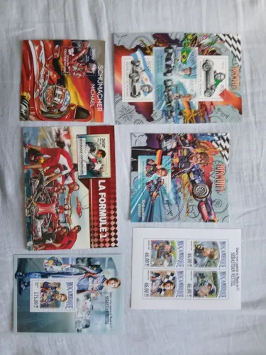 Lote de selos Fórmula 1