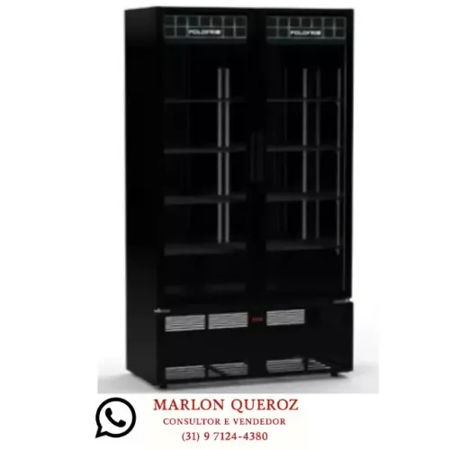 Refrigerador Expositor 2 Portas PoloFrio Novo  