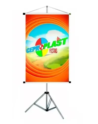 Porta banner regulável para até 2.20m