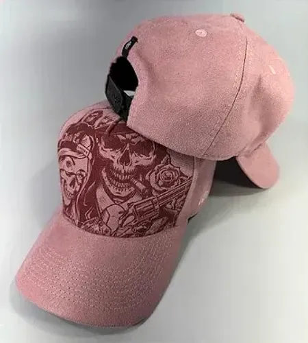 BONÉ GANGSTER ROSA