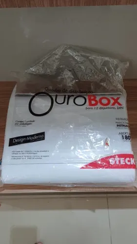 Centro De Sobrepor Pvc Para 12 Disjuntor Scv12Po Tampa Opaca Steck