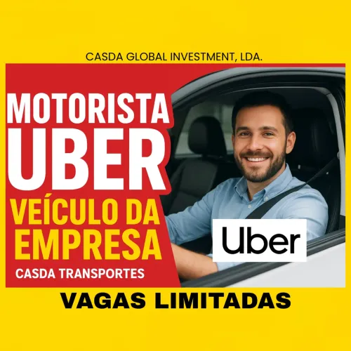 ? Motorista Uber - Trabalhe com veículo da empresa! João Pessoa