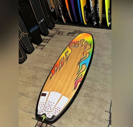 Prancha Surf Powerlight Simétrica Madeira Eps Fcs Tri Quad