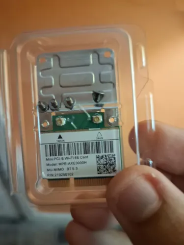 Placa de Rede Wi-Fi 6E Mini PCI-E - MPE-AXE3000H