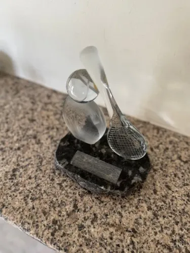 Troféu de Tênis em Cristal