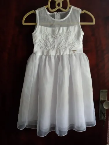 Vestido Branco infantil