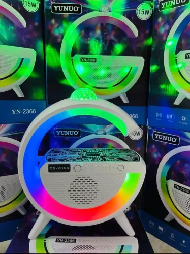 Caixa de som Bluetooth com Led e carregador indução - entrega em slz e região