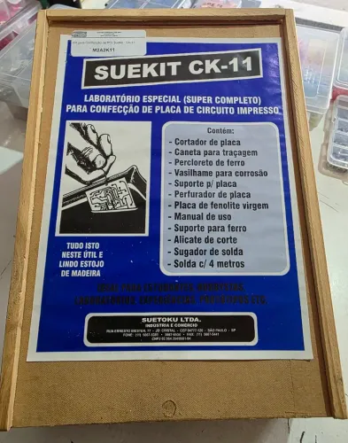 Laboratório de confecção de placas eletrônicas Suekit ck-11 