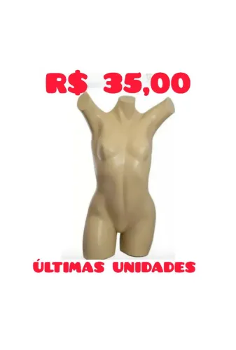 Manequim Feminino Cláudia Raia / torso- R$ 35,00