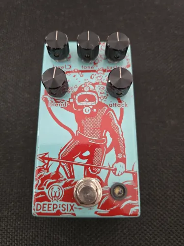 Pedal Deep Six Walrus Compressor Azul-celeste