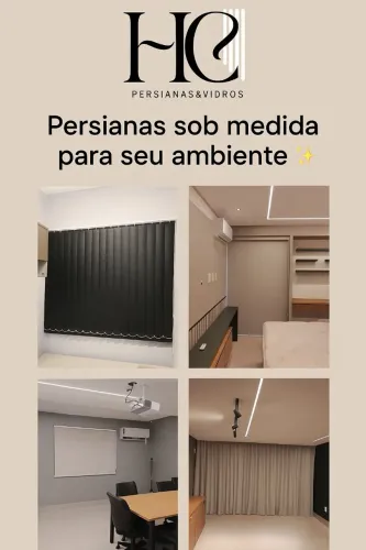 Persianas e cortinas sob medida para seu ambiente