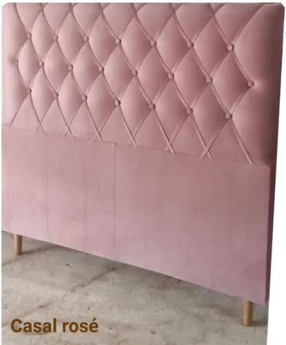 Cabeceira de Cama Casal  -  Rosé