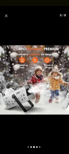 Locação de Máquina de Neve Artificial 