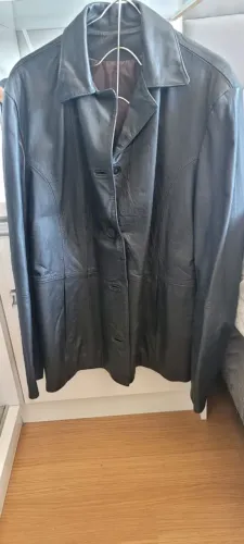 Jaqueta de couro masculina Só pra hoje 