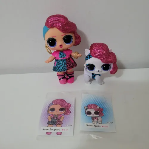L.O.L Surprise! Boneca Snow Leopard + Pet Snow Spots