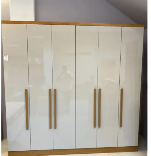 Guarda-Roupa 100%MDF Moderno 6 Portas