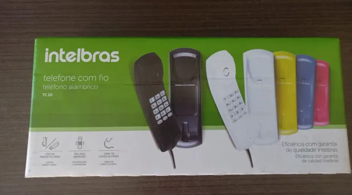 Telefone com fio Intelbras TC20 - NOVO NA CAIXA!