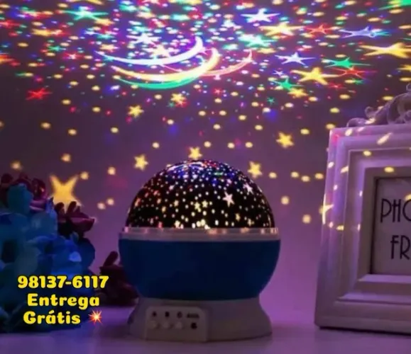 Star Master Estrelado Rotativo Céu Estrelado -  Entrega das 9 até 22hrs