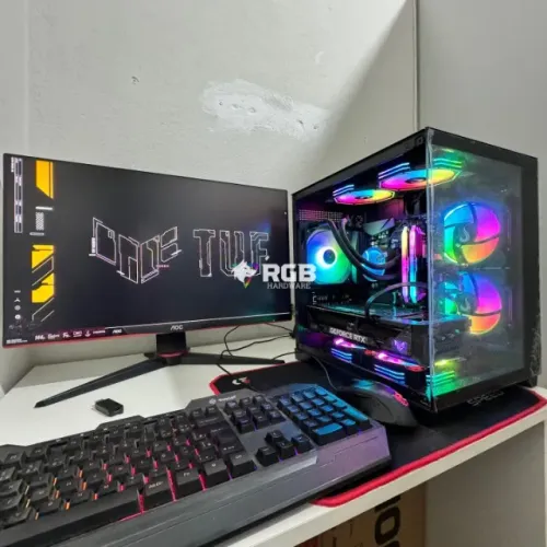 PC Gamer COMPLETO RYZEN 7 + RTX 4060 + 1 ano de garantia e em até 12x
