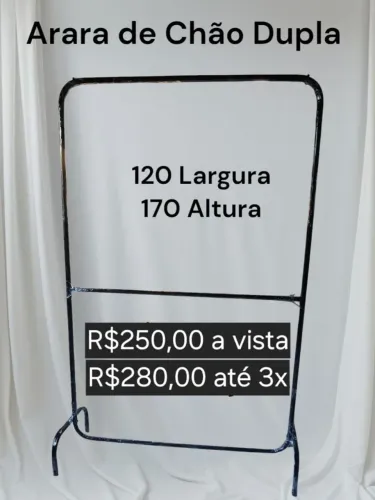 Arara de Chão Dupla