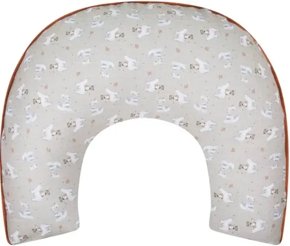 Almofada de amamentação hug baby - polar capuccino