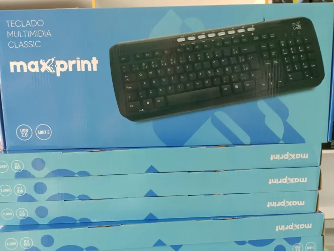 Teclado Multimídia Classic Maxprint - Novo