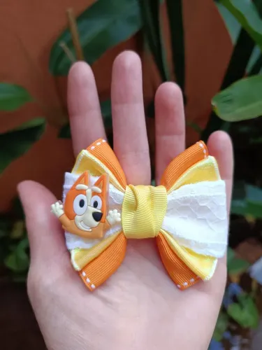 Laço de cabelo infantil Bluey