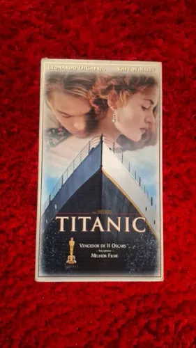 Filme Titanic com Leonardo Di Capricórnio em VHS