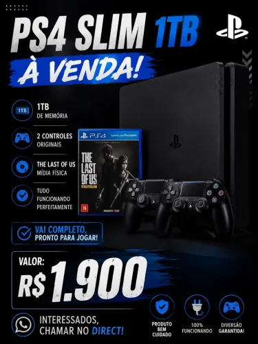 PS4 SLIM 1TB