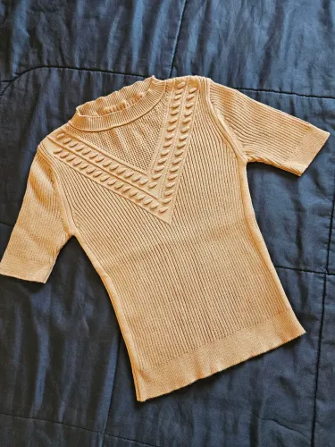 Blusa tricô modal