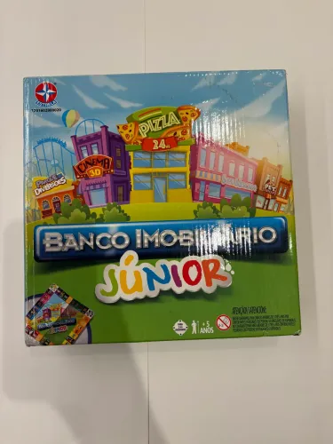 Jogo Banco Imobiliário Júnior Estrela - novíssimo
