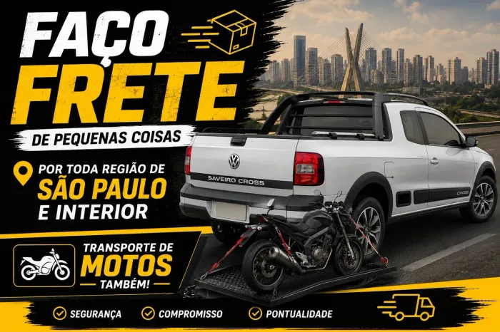 Guincho de motos e frete