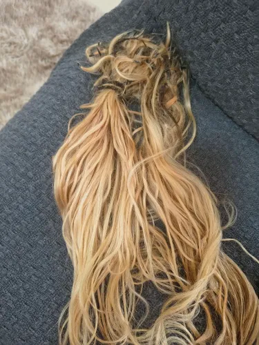 Vendo cabelo humano regional 150 gemas