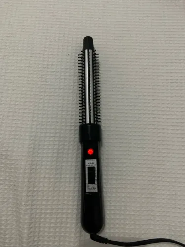 Escova modeladora elétrica 110v 2 temp fio giratório 