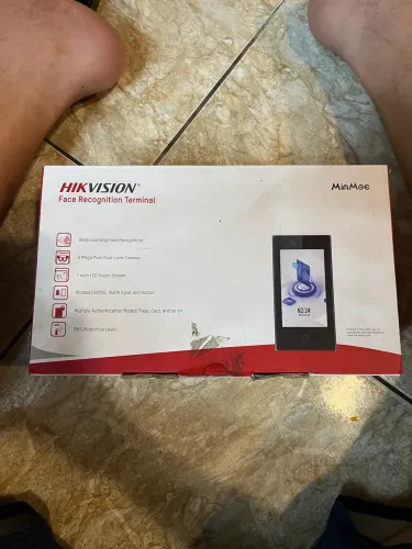 Controle Acesso Reconhecimento Facial Hikvision Modelo DS-K1T672MX