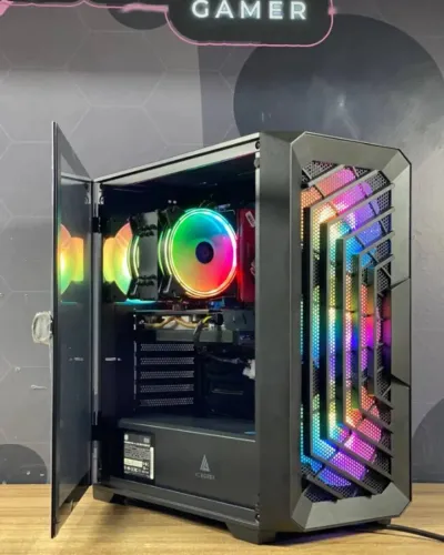 Computador Gamer Core i7 8700K | 16GB RAM | NVMe 256GB | RX 580 8GB