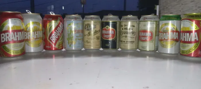 Latas COLECIONÁVEIS DE CERVEJA BRAHMA - RARO - vintage
