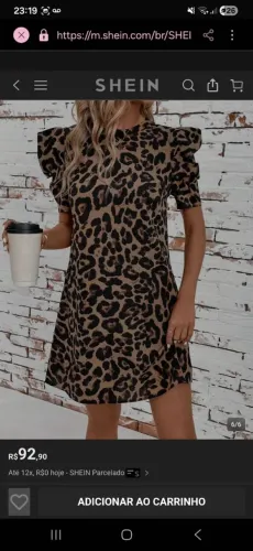 ? Vestido estampa oncinha ?