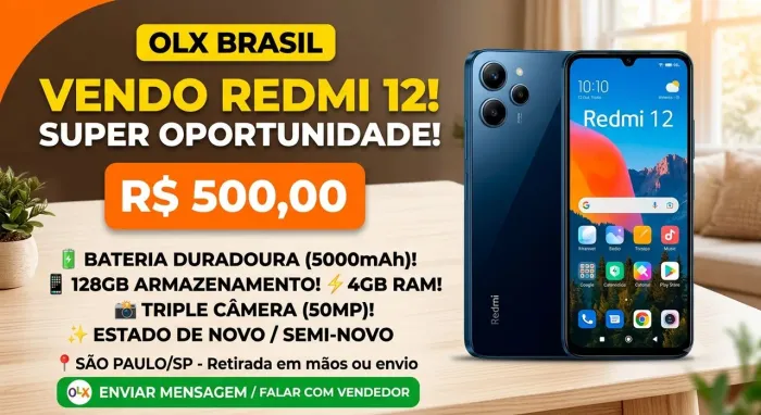 Smartphone REDMI NOTE 12 