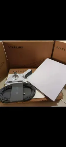 Antena de Internet Via Satélite Starlink Mini - Branco nova lacrada Promoção