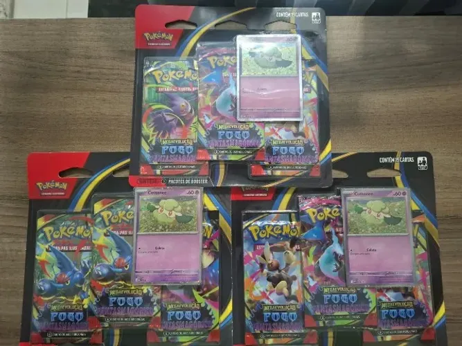 Kit 3 Blister Triplo Fogo Fantasmagórico Novo, Lacrado e Original