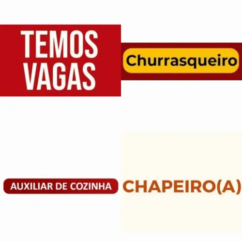 VAGAS DE EMPREGO