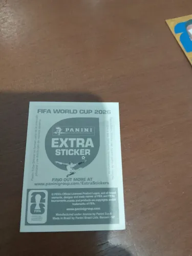 Figurinha rara extra sticker
