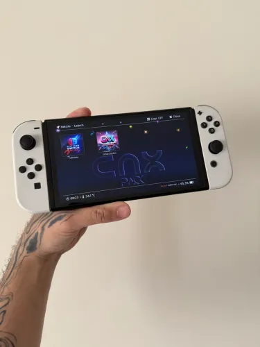 Nintendo Switch oled desbloqueado via chip