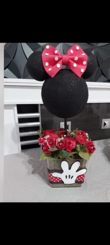Aniversário Minnie - Bolo Fake Minnie