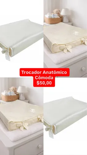 Trocador e ninho redutor de berço